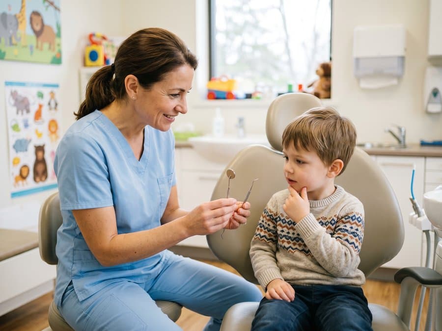 Primera visita al odontopediatra en Vigo